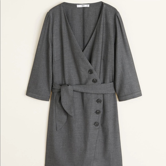 Mango Belt wrap dress - Picture 4 of 7